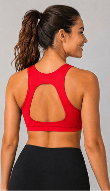 Racerback Support Sports Bra
