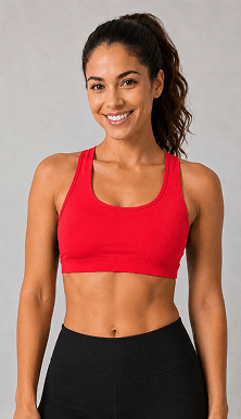 Racerback Support Sports Bra